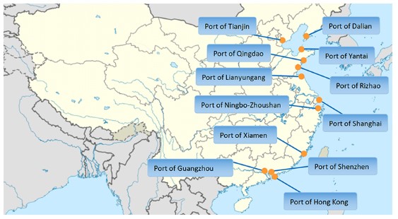 các cảng biển ở Trung Quốc