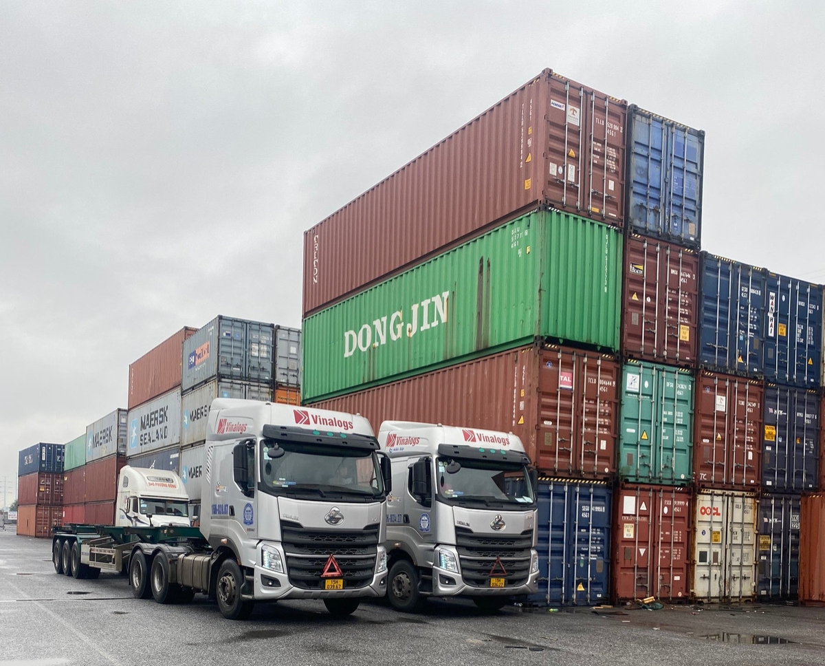 dịch vụ vận tải container hải phòng