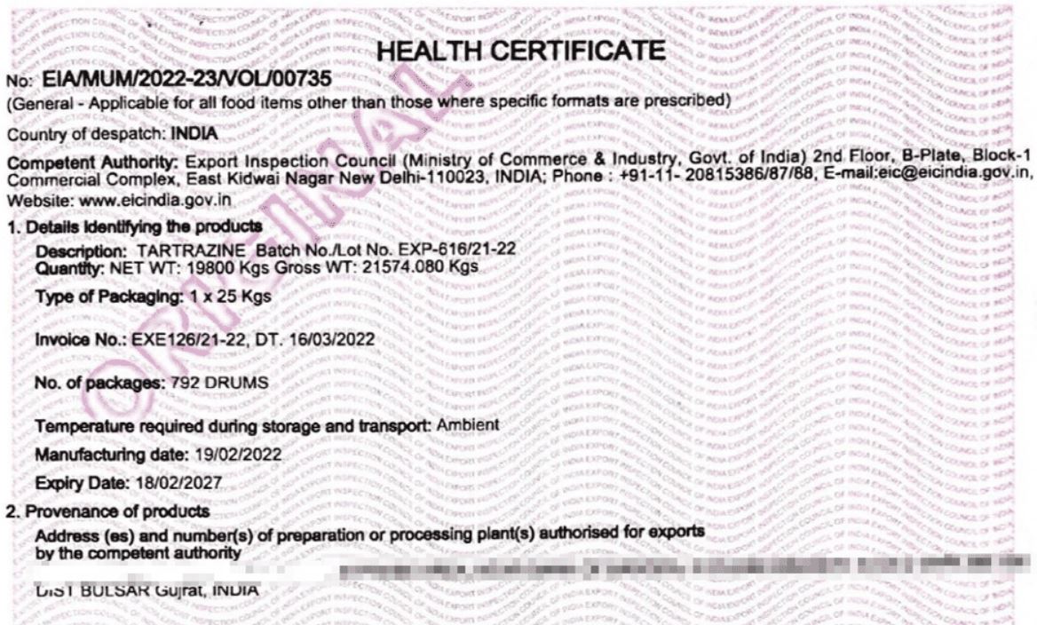 Health Cert India