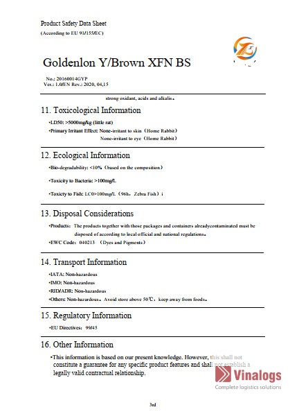 MSDS là gì - trang 3