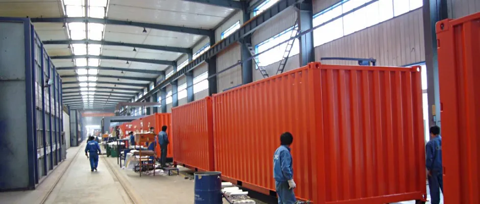 Sản xuất hoàn thiện container