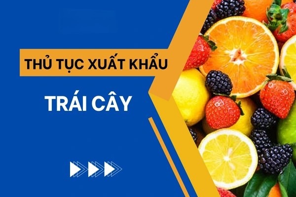 Thủ tục xuất khẩu trái cây tươi