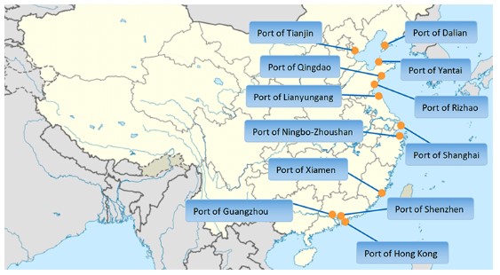 các cảng biển ở Trung Quốc