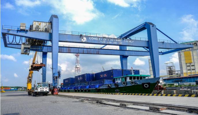 Cầu sà lan cảng Cái Mép Thị Vải