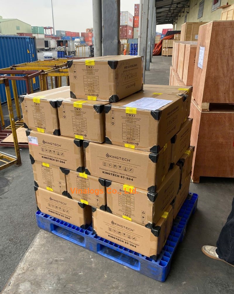 Carton xếp trên pallet