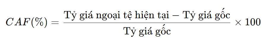 Công thức tính CAF