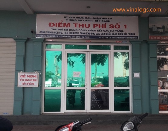 Điểm thu phí cơ sở hạ tầng tại Hải Phòng