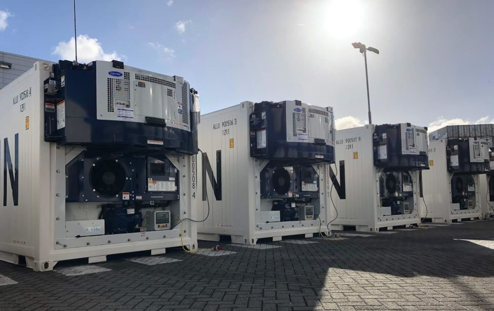 Container lạnh dùng máy phát riêng  Container lạnh dùng máy phát riêng