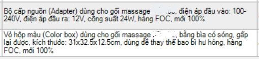 Khai báo hàng FOC
