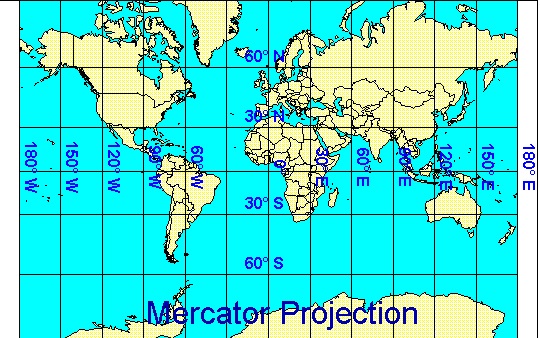 Mercator projection Mercator projection